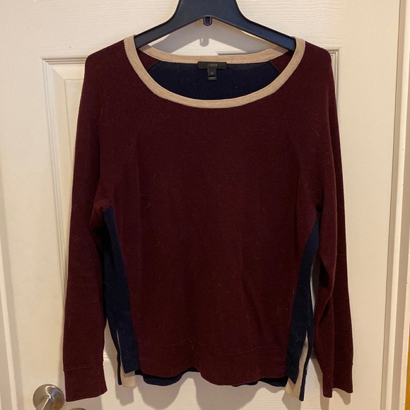 J Crew Color Block Sweater - Picture 1 of 5